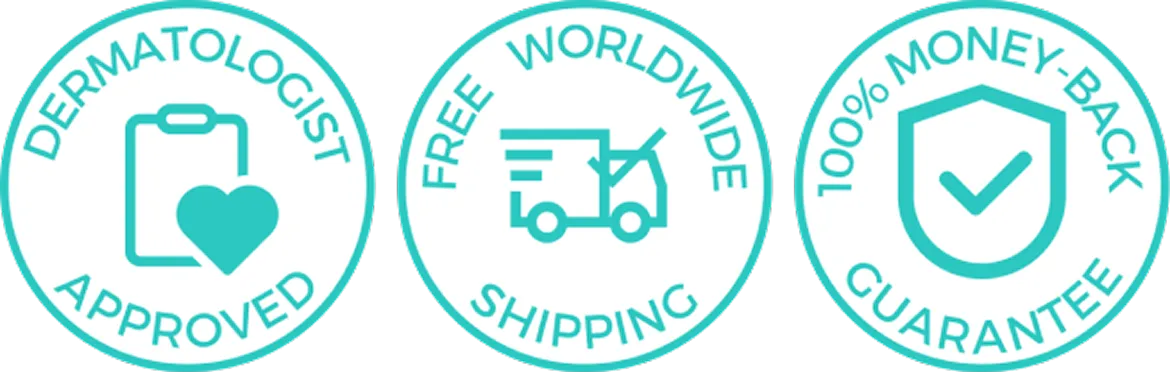 Dermatologist Approved, Free Worldwide Shipping, 100% Money-Back Guarantee
